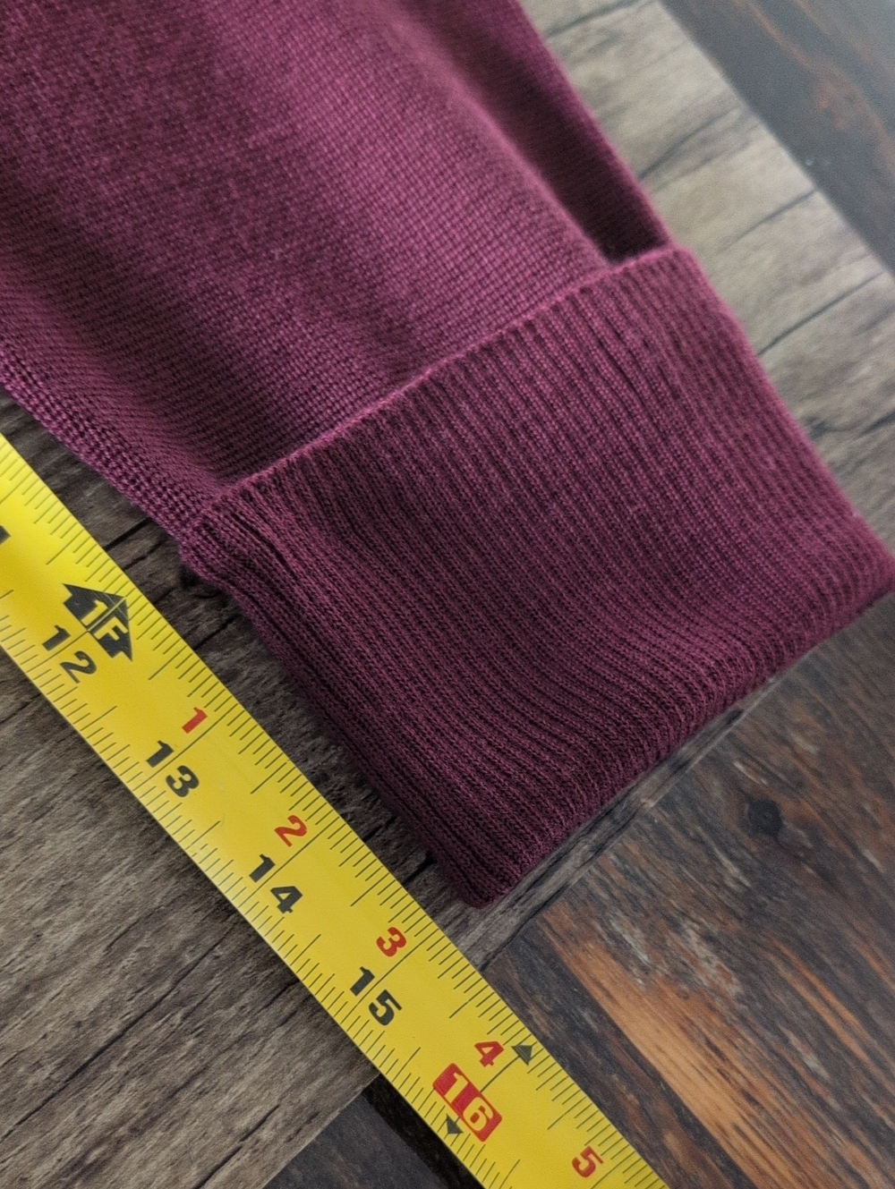 Cotton Ginny Plus Burgundy Knit Long Duster Cardigan Coat Lagenlook 1X - Picture 13 of 14